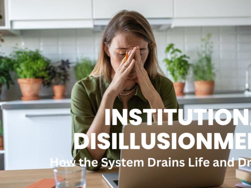 Institutional Disillusionment: How the System Drains Life and Dreams Institutional Disillusionment: How the System Drains Life and Dreams