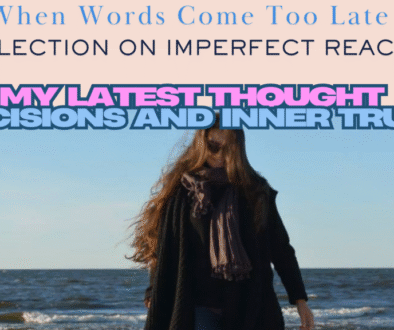When Words Come Too Late